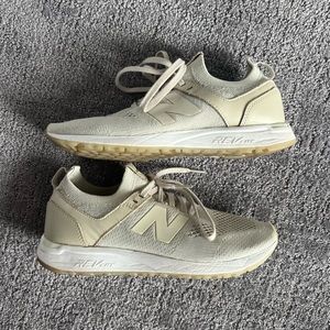 New Balance 247 cream sneakers W8.5
